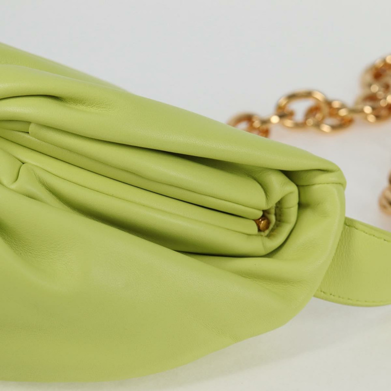 【日本直送】BOTTEGA VENETA 鏈條包 皮革 金 Auth 123813SAM-15