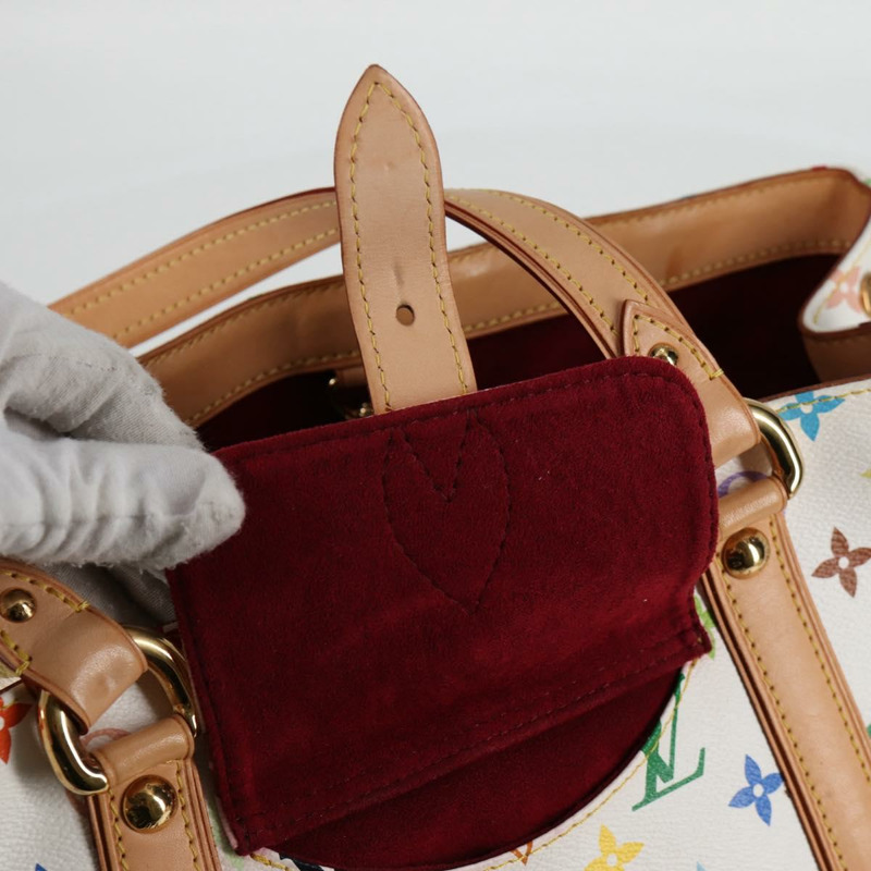 【日本直送】路易威登 Monogram Multicolor Aurelia MM 手提包 白色 M40094 正品 122956M-20