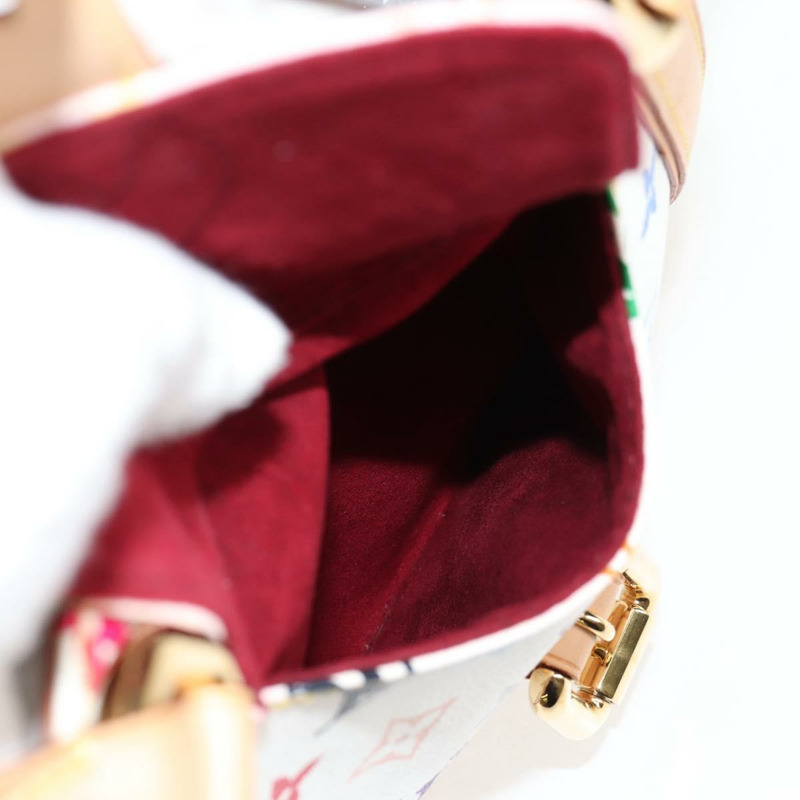 【日本直送】路易威登 Monogram Multicolor Aurelia MM 手提包 白色 M40094 正品 122956M-21