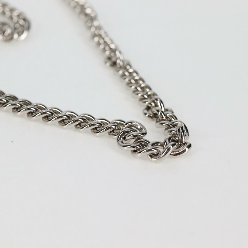 【日本直送】Miu Miu 鏈條單肩包 棉質 淺藍色 銀色 正品 118561SAM-7