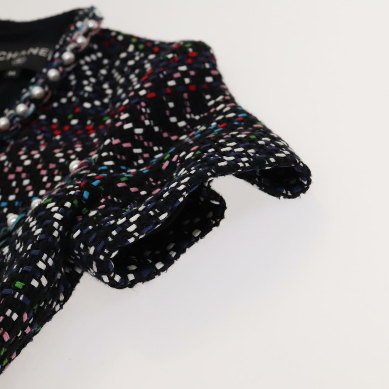 【日本直送】香奈兒 (CHANEL) 海軍藍斜紋軟呢連身衣 CC Auth BA2161M-2