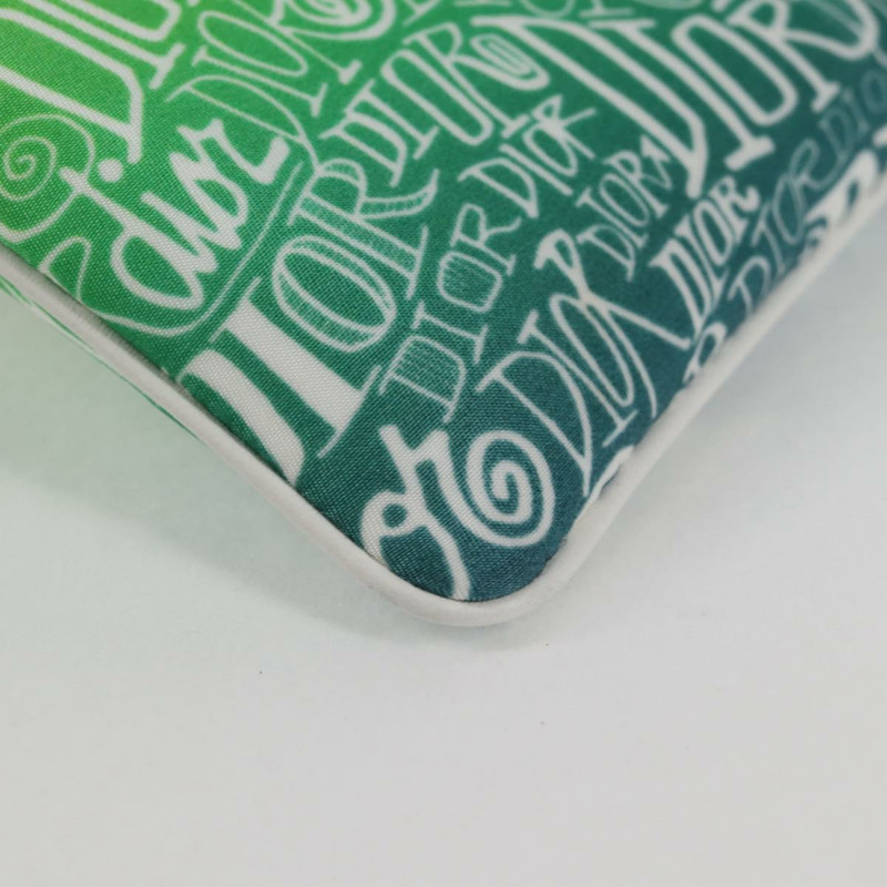 【日本直送】Christian Dior STUSSY 聯名款尼龍黃綠色手拿包 正品 123837M-14