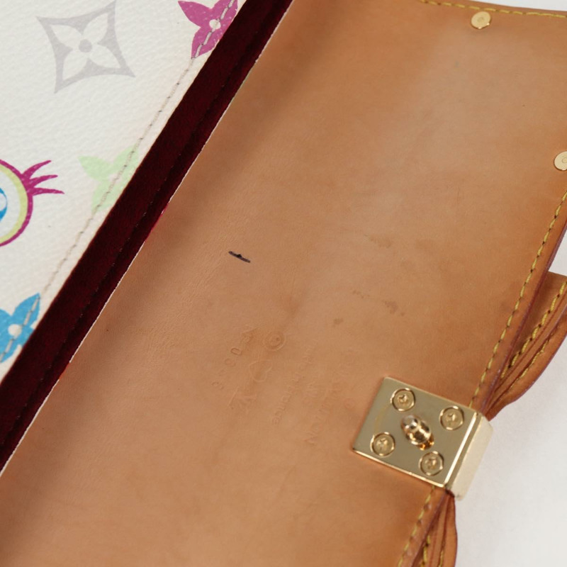 【日本直送】路易威登 (LOUIS VUITTON) 多彩絲帶手拿包 I Miss You M92051 正品 124891V-17