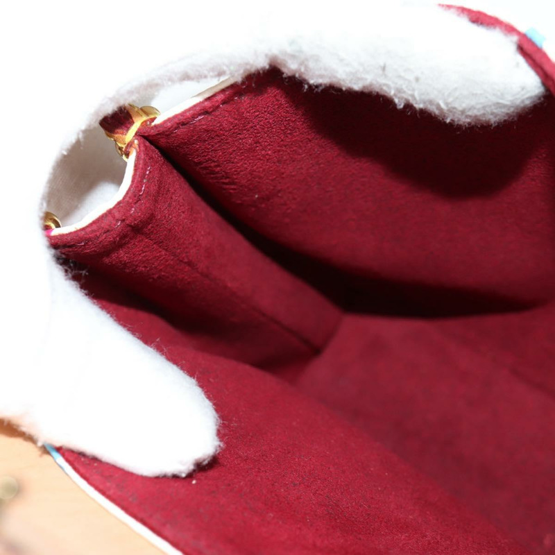 【日本直送】路易威登 (LOUIS VUITTON) 多彩絲帶手拿包 I Miss You M92051 正品 124891V-21