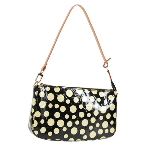 路易威登 Vernis Yayoi Kusama 手拿包配件黑色 M91427 正品 126419SAV