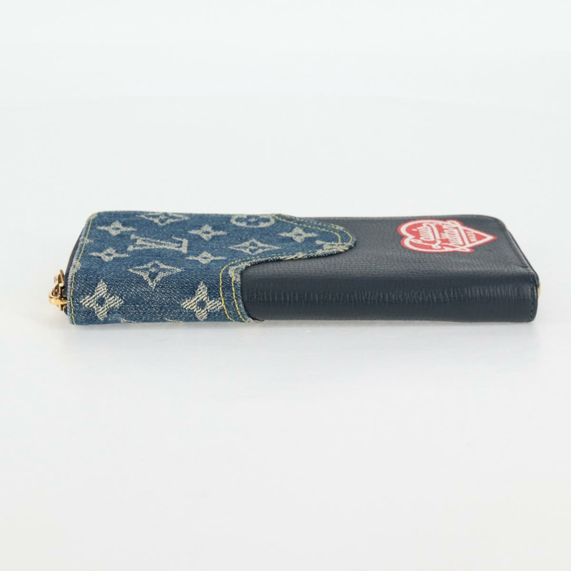 【日本直送】路易威登 NIGO LV 方形拉鍊長錢包 海軍藍 M81107 正品 126433SAM-3