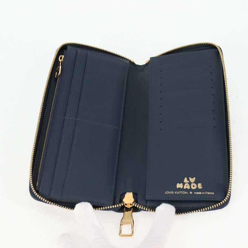 【日本直送】路易威登 NIGO LV 方形拉鍊長錢包 海軍藍 M81107 正品 126433SAM-8