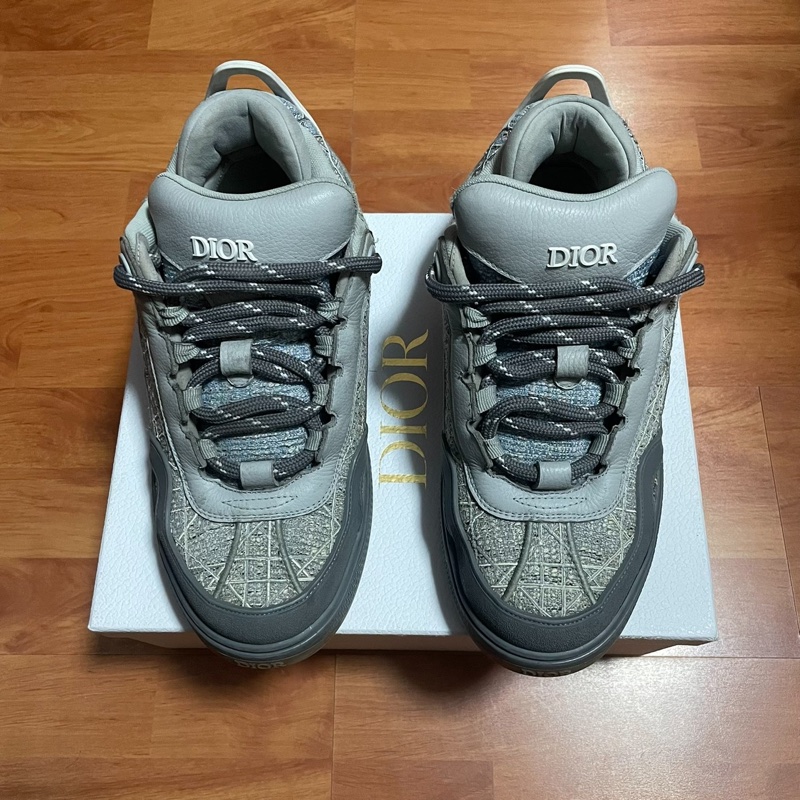 Dior迪奧b9s低幫男士板鞋 灰色 42碼-2