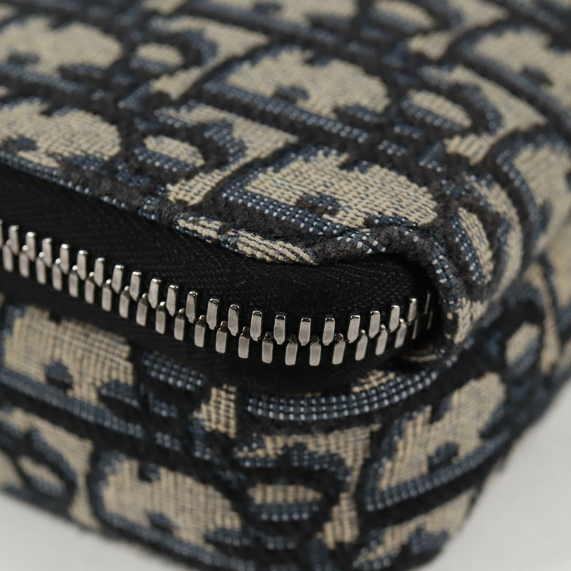 【日本直送】Christian Dior Trotter帆布肩背包 海軍藍 銀色 正品 121172SAM-7