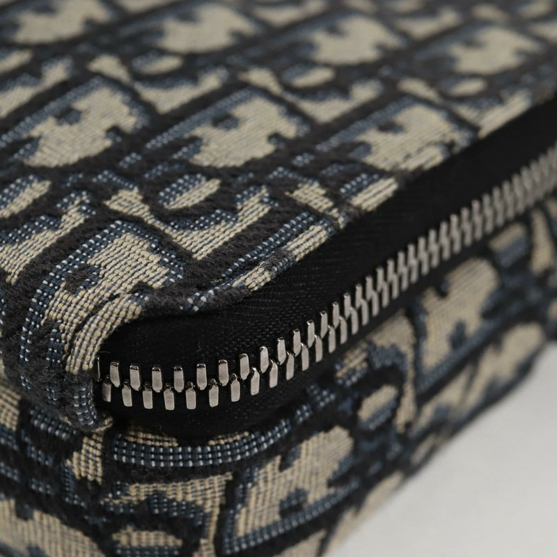 【日本直送】Christian Dior Trotter帆布肩背包 海軍藍 銀色 正品 121172SAM-14