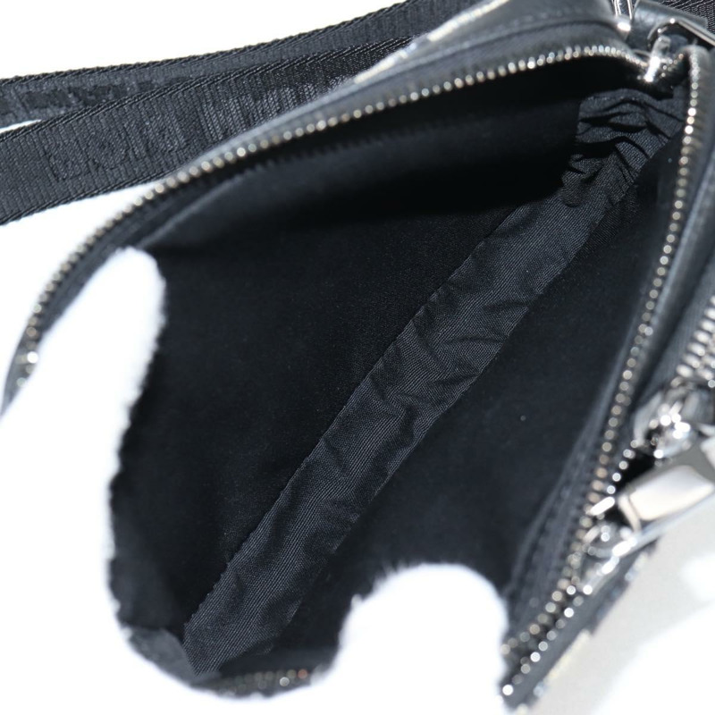 【日本直送】Christian Dior Trotter帆布肩背包 海軍藍 銀色 正品 121172SAM-19