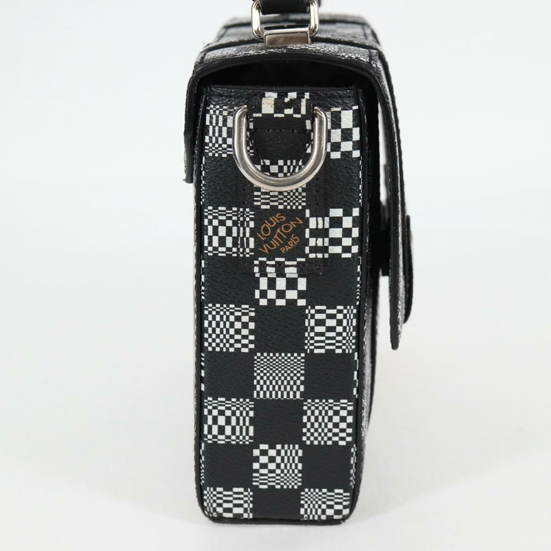 【日本直送】路易威登 Damier Distorted Flap Soft Trunk Messenger Bag N50032 Auth 122429SM-3