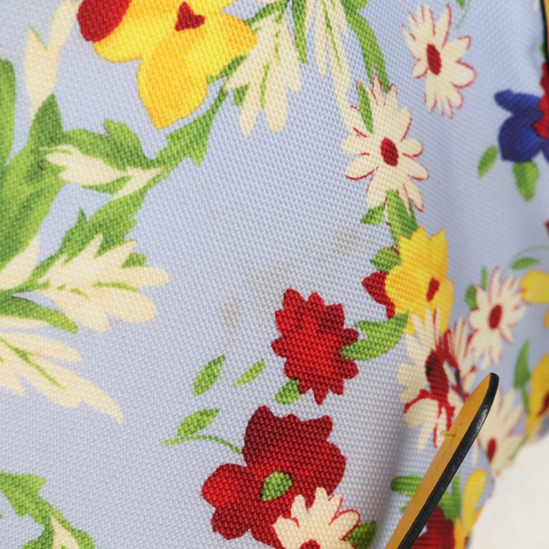 【日本直送】Miu Miu帆布雙肩包，淺藍/銀色，正品編號119229SAM-7