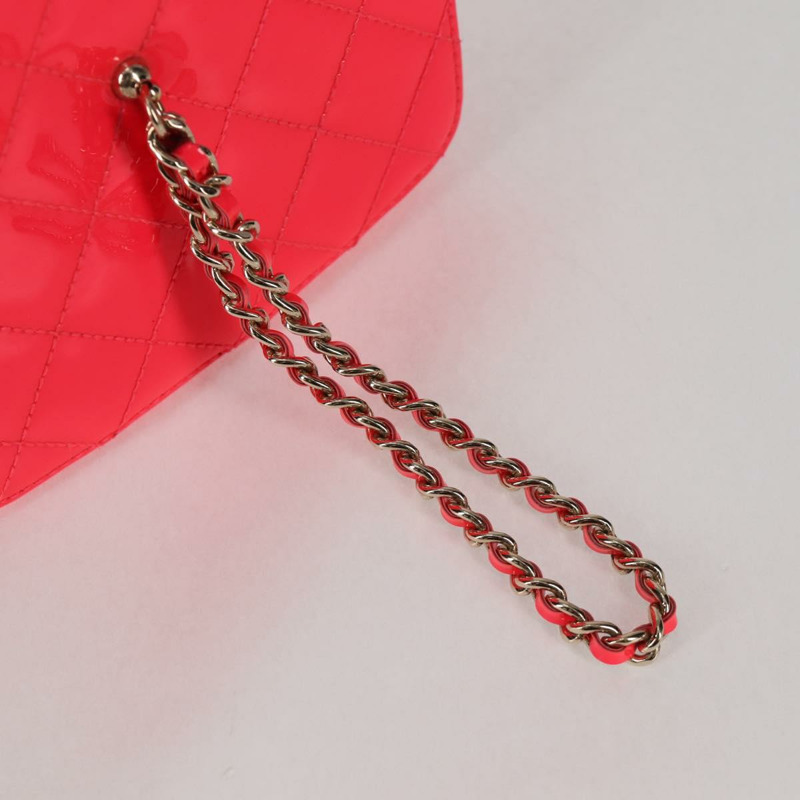 【日本直送】香奈兒 (CHANEL) Matelasse Vanity Pouch Enamel Pink Gold CC Auth 123518SAM-6