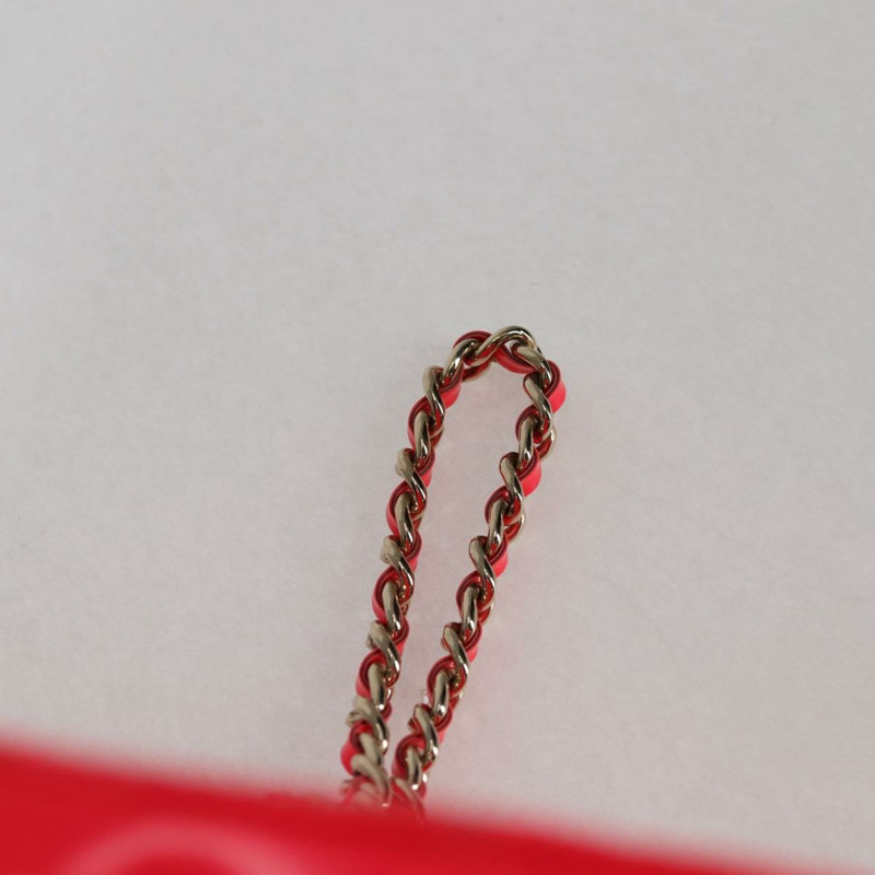 【日本直送】香奈兒 (CHANEL) Matelasse Vanity Pouch Enamel Pink Gold CC Auth 123518SAM-13