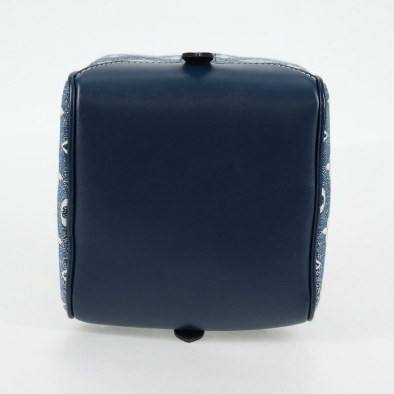 【日本直送】路易威登 Monogram Denim 方形手提包 藍色 LV 正品 MX471SM-4