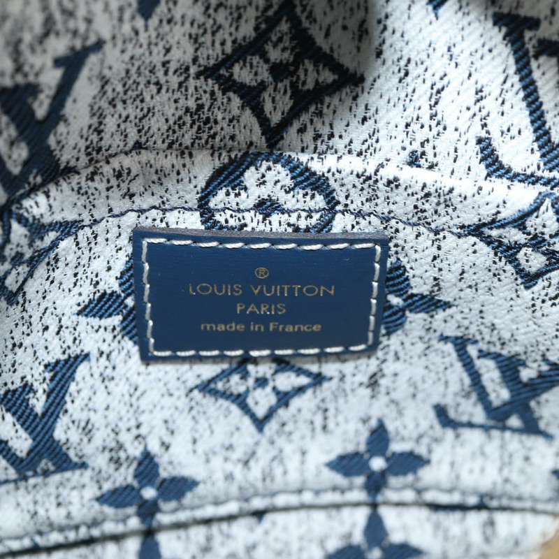 【日本直送】路易威登 Monogram Denim 方形手提包 藍色 LV 正品 MX471SM-9