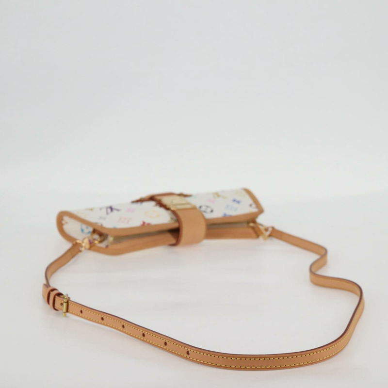 【日本直送】路易威登 (LOUIS VUITTON) 多彩 Shirley 單肩包 白色 M40049 LV 正品 127636SAV-6