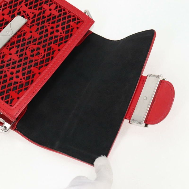 【日本直送】路易威登 Monogram Lace Dauphine 迷你肩背包 紅色 M20359 正品 127494SM-8