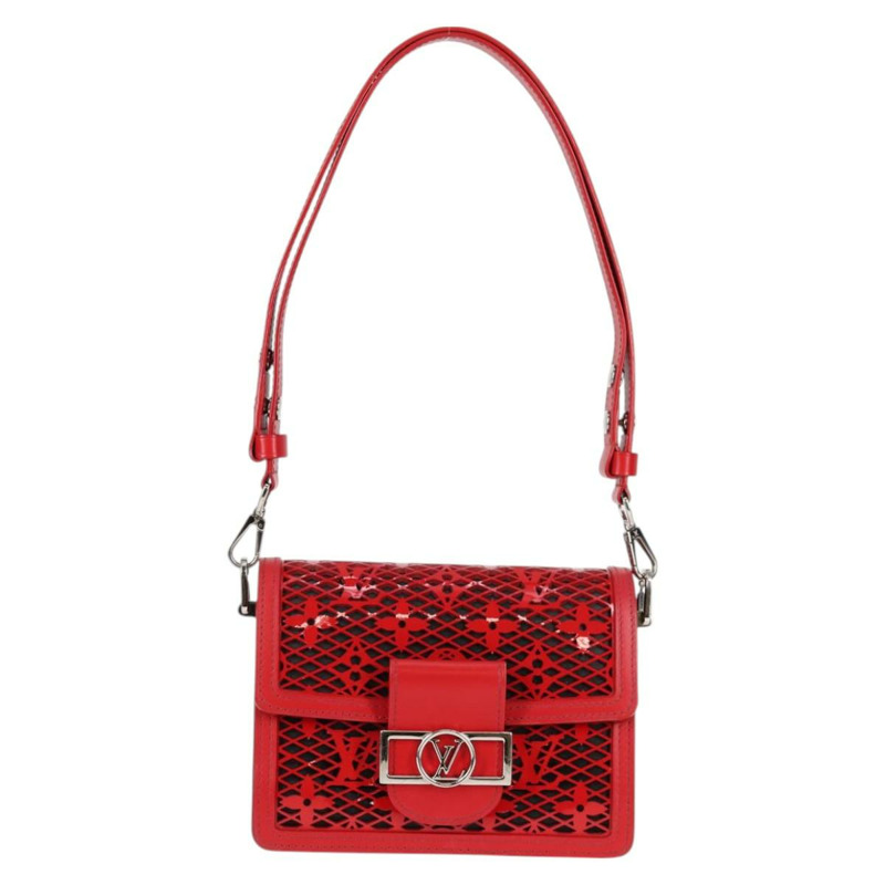 【日本直送】路易威登 Monogram Lace Dauphine 迷你肩背包 紅色 M20359 正品 127494SM-12