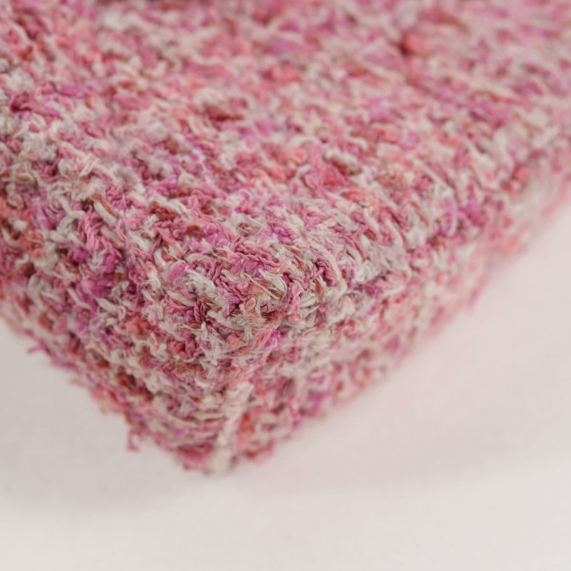 【日本直送】香奈兒鏈條肩背包，斜紋軟呢粉紅金色雙C標誌，貨號127553SM-7