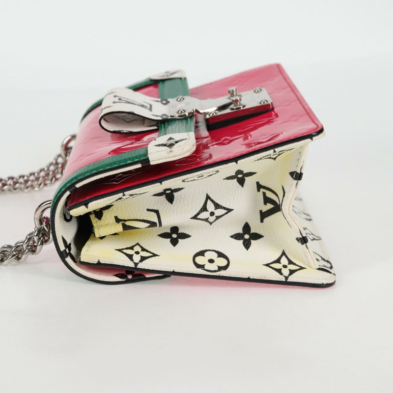 【日本直送】路易威登 Vernis Winewood PM 肩背包 Rose Pop M90443 LV Auth 127441SAM-2