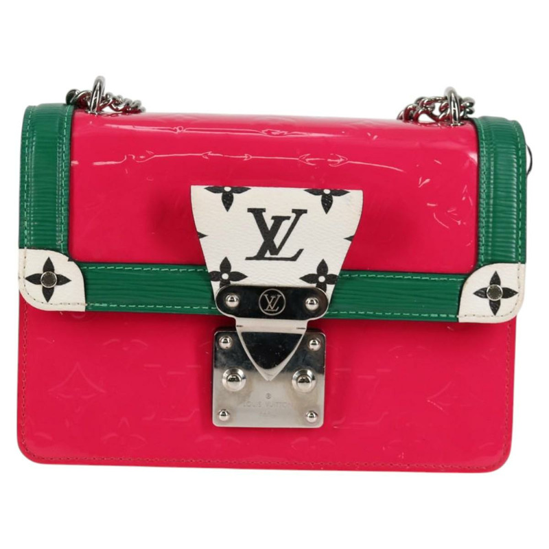 【日本直送】路易威登 Vernis Winewood PM 肩背包 Rose Pop M90443 LV Auth 127441SAM-12