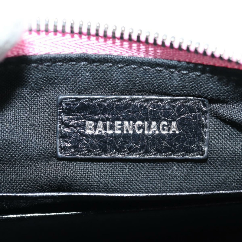 【日本直送】BALENCIAGA luka Goal 手袋 皮革 2way 粉紅色銀色 695814 正品 126245SM-19