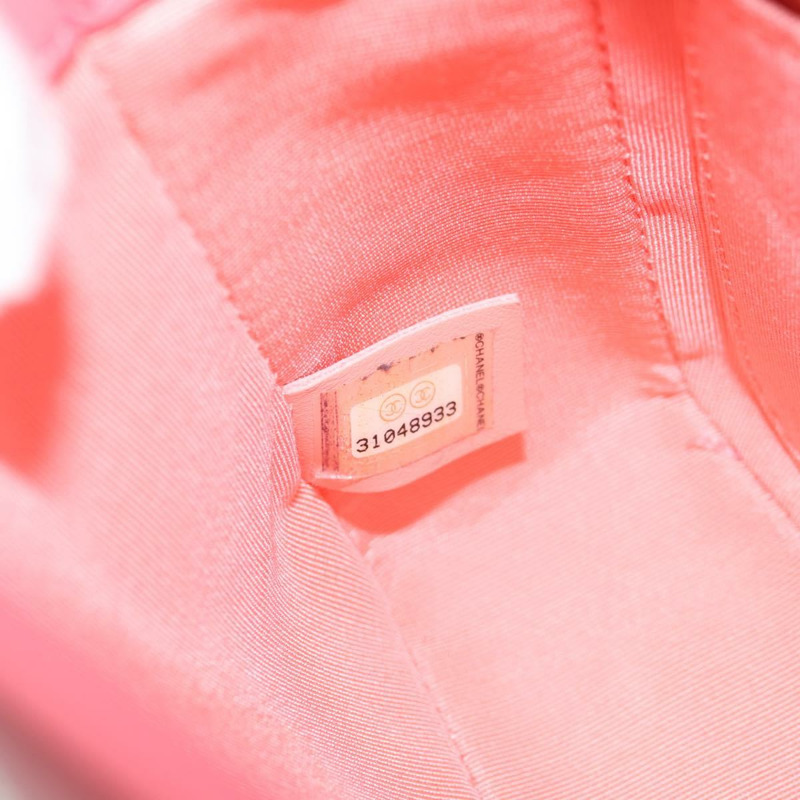 【日本直送】香奈兒 (CHANEL) Matelasse Bijoux 鏈條肩背包，羊皮材質，粉紅金色雙C標誌，貨號 127511SM-9