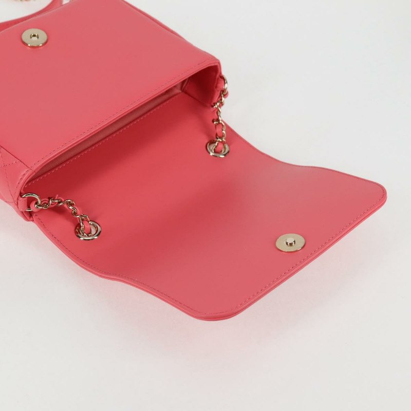 【日本直送】香奈兒 (CHANEL) Matelasse Bijoux 鏈條肩背包，羊皮材質，粉紅金色雙C標誌，貨號 127511SM-20