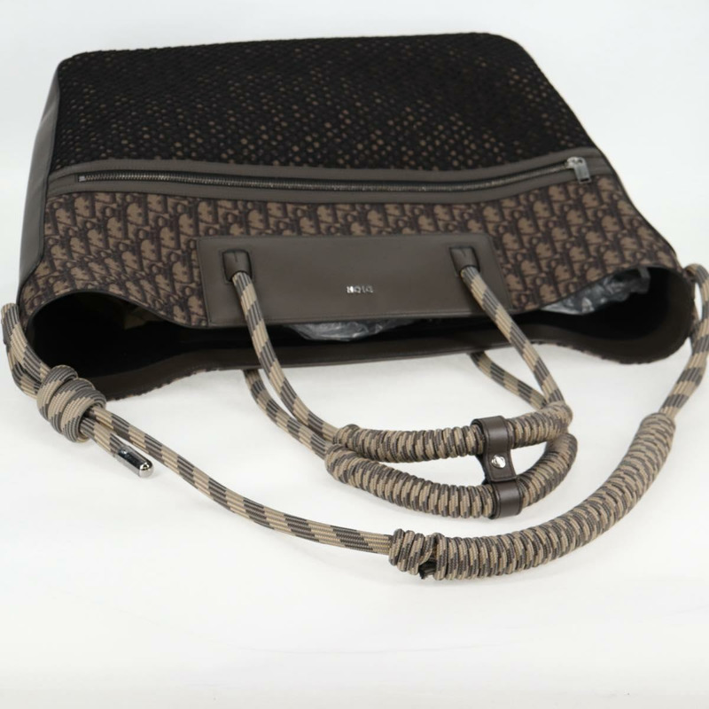 【日本直送】Christian Dior 托特包 Trotter 帆布灰銀色正品 bs24696SAM-7