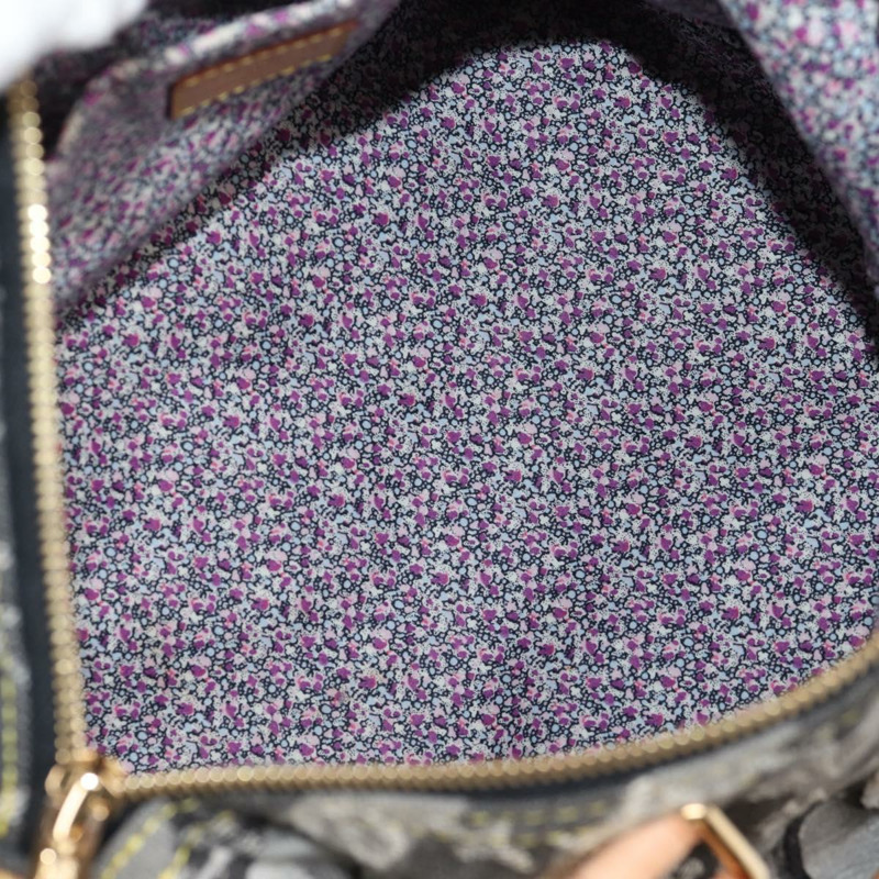 【日本直送】路易威登 Monogram Denim Patchwork Speedy 30 手袋 灰色 M95381 LV Auth ki5785SM-9