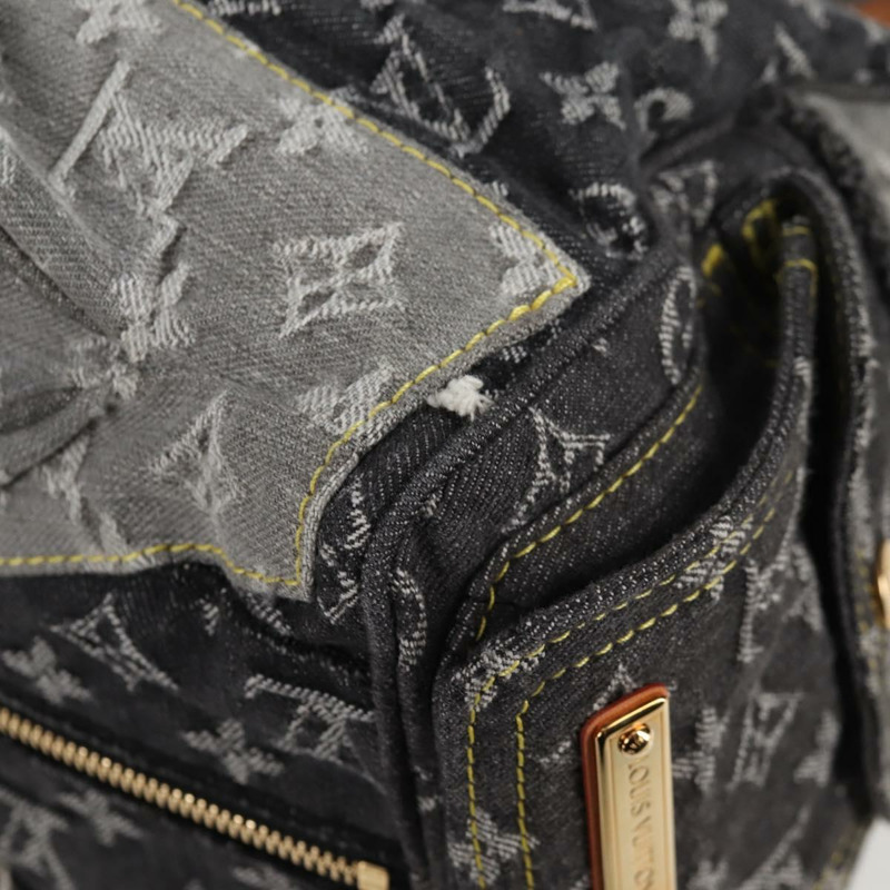 【日本直送】路易威登 Monogram Denim Patchwork Speedy 30 手袋 灰色 M95381 LV Auth ki5785SM-16