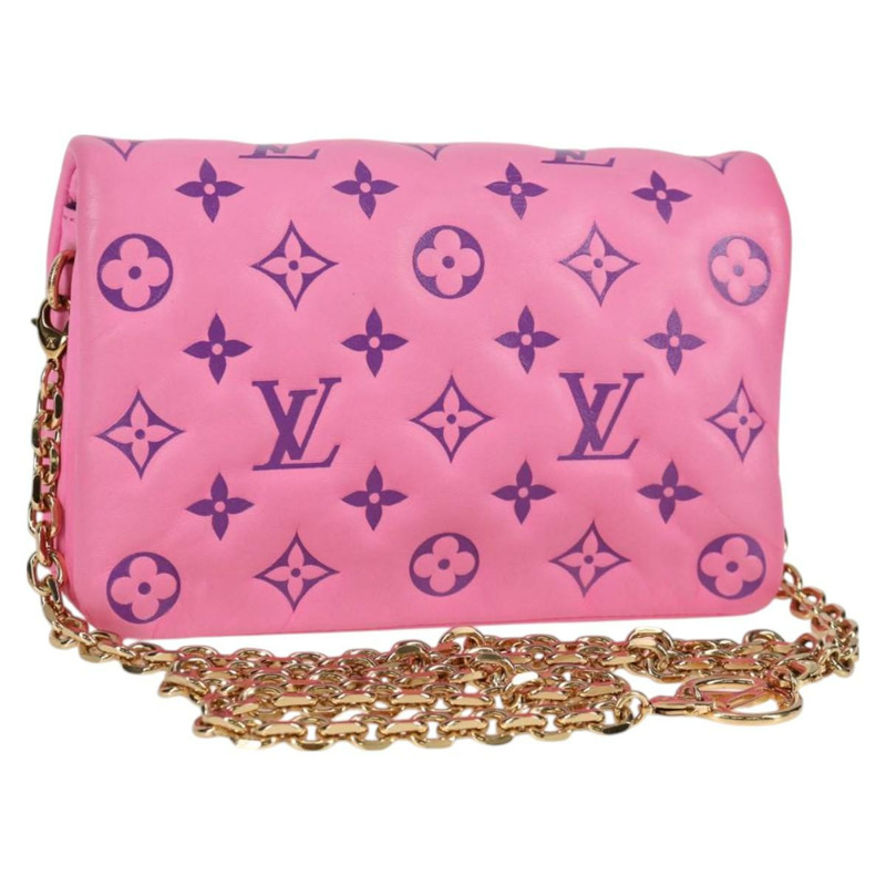 【日本直送】路易威登 Monogram Pochette Coussin 肩背包粉紅色 M80745 LV 正品 126599SAM-0