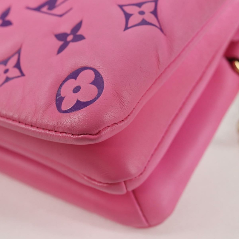 【日本直送】路易威登 Monogram Pochette Coussin 肩背包粉紅色 M80745 LV 正品 126599SAM-14