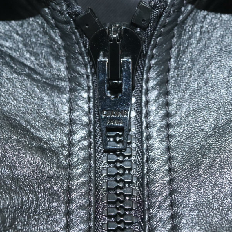 【日本直送】CELINE 羊皮外套 白色 黑色 正品 ym037SAM-4