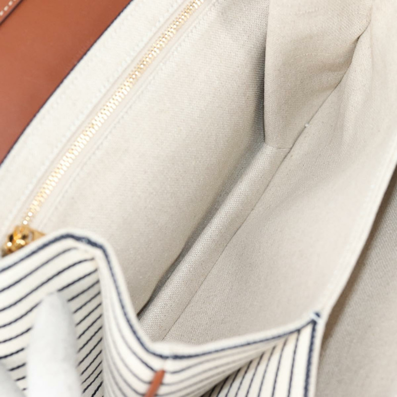 【日本直送】CELINE 肩背包 帆布 皮革 棕色 金色 正品 125821SAM-9