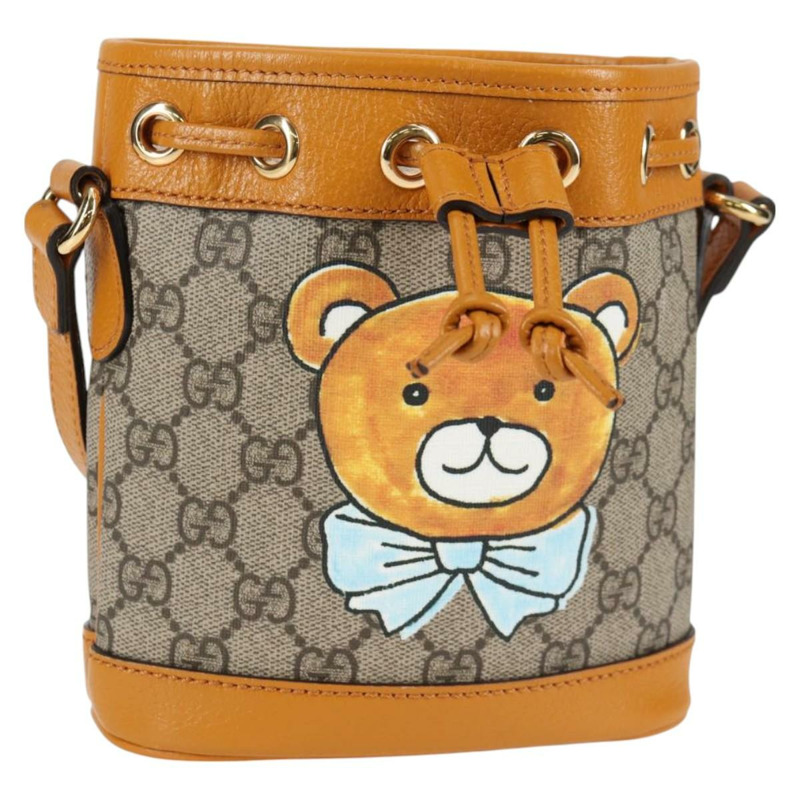 【日本直送】GUCCI GG Supreme 單肩包 PVC 米色 金色 660304 正品 115292SM-0