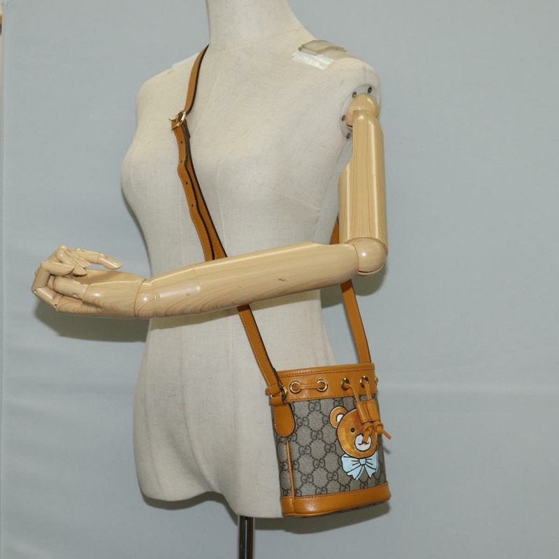 【日本直送】GUCCI GG Supreme 單肩包 PVC 米色 金色 660304 正品 115292SM-21