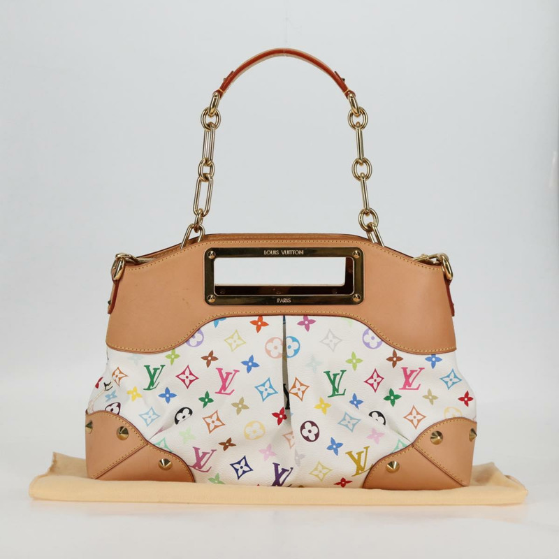 【日本直送】路易威登 Judy MM 多功能手提包 2Way 白色 M40255 正品 130193SAV-11