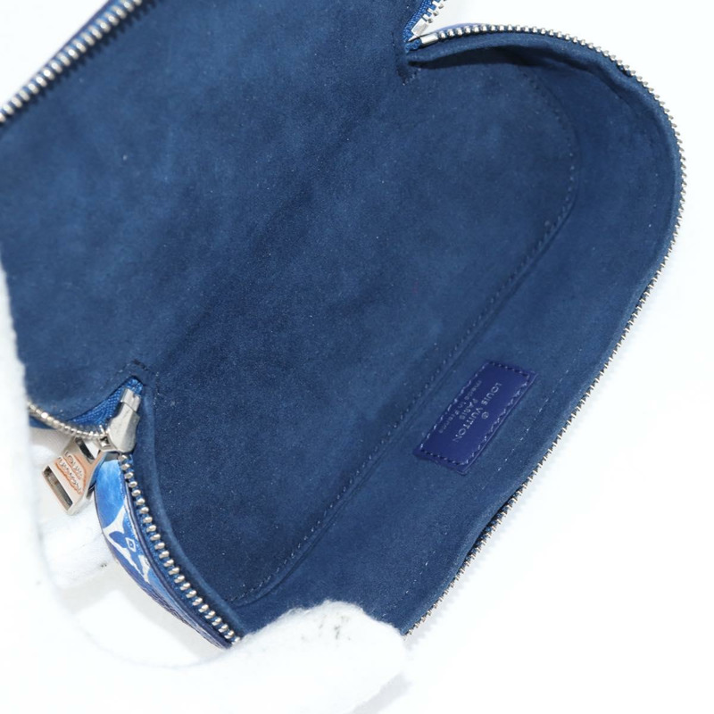 【日本直送】路易威登 Bandana Etui Lunet GM 眼鏡盒 藍色 GI0764 正品 131099SAM-9