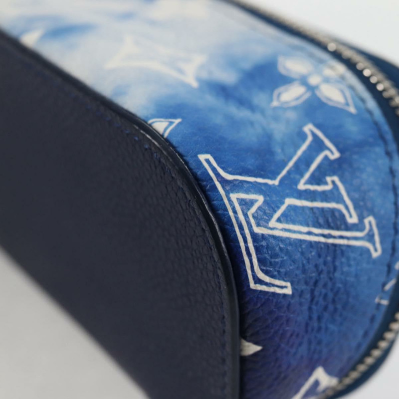 【日本直送】路易威登 Bandana Etui Lunet GM 眼鏡盒 藍色 GI0764 正品 131099SAM-15