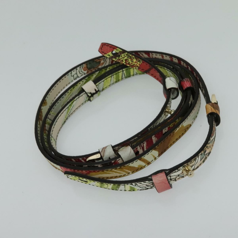 【日本直送】Salvatore Ferragamo Gancini 鏈條手提包 皮革 2way 粉金配色 Auth 131645SM-21