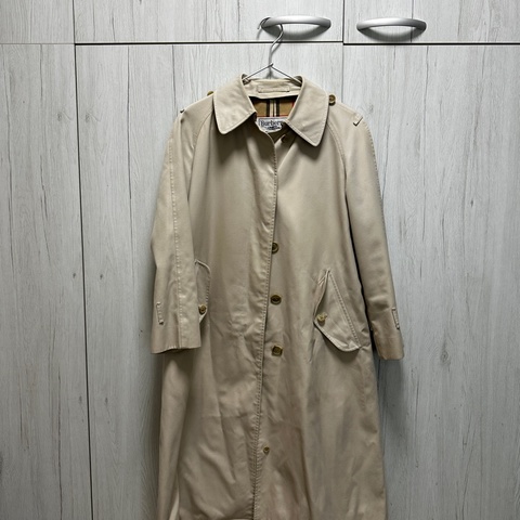 Burberry 經典格紋長款風衣