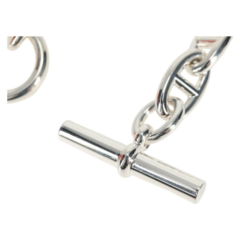 【日本直送】愛馬仕 Chaine d'Ancre GM 手鍊 AG925 15 節銀手鍊 Auth 131509SM-1