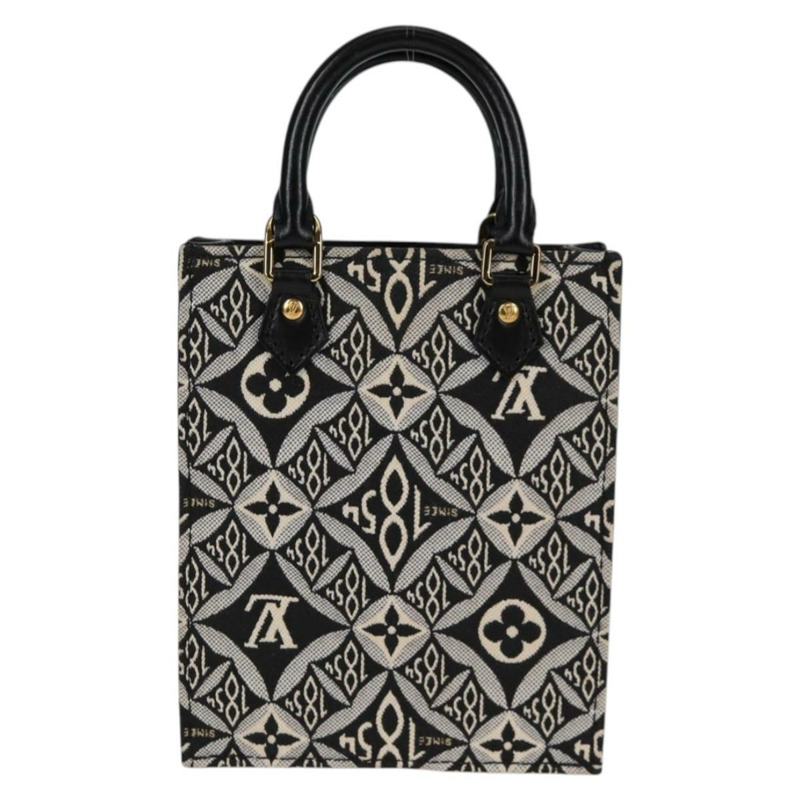 【日本直送】路易威登二手 SINCE 1854 Petit Sac Plat 2way 黑色 M80484 正品 132612SAM-1