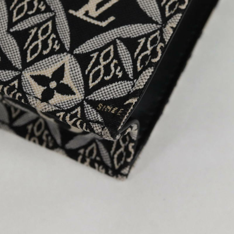 【日本直送】路易威登二手 SINCE 1854 Petit Sac Plat 2way 黑色 M80484 正品 132612SAM-15