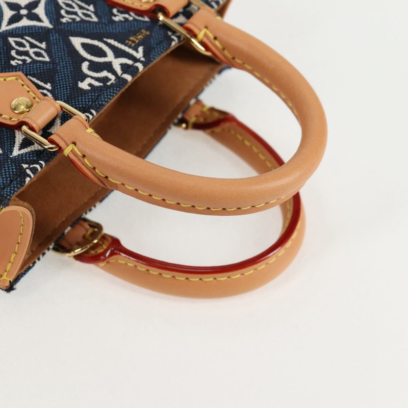 【日本直送】路易威登 (LOUIS VUITTON) 二手 Petit Sac Plat 2way 海軍藍手提包 M80288 正品 132611SAM-6