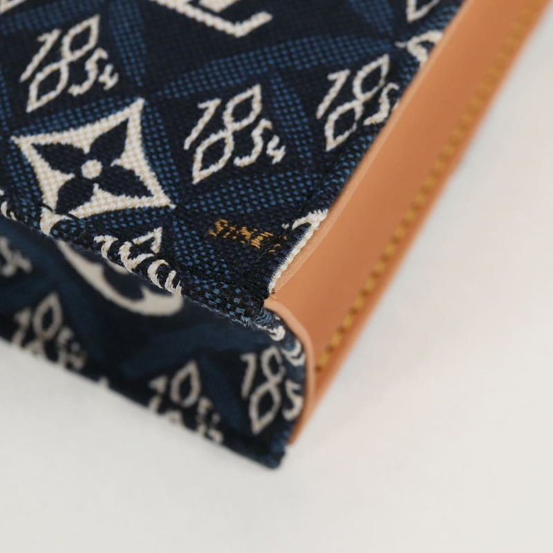 【日本直送】路易威登 (LOUIS VUITTON) 二手 Petit Sac Plat 2way 海軍藍手提包 M80288 正品 132611SAM-8