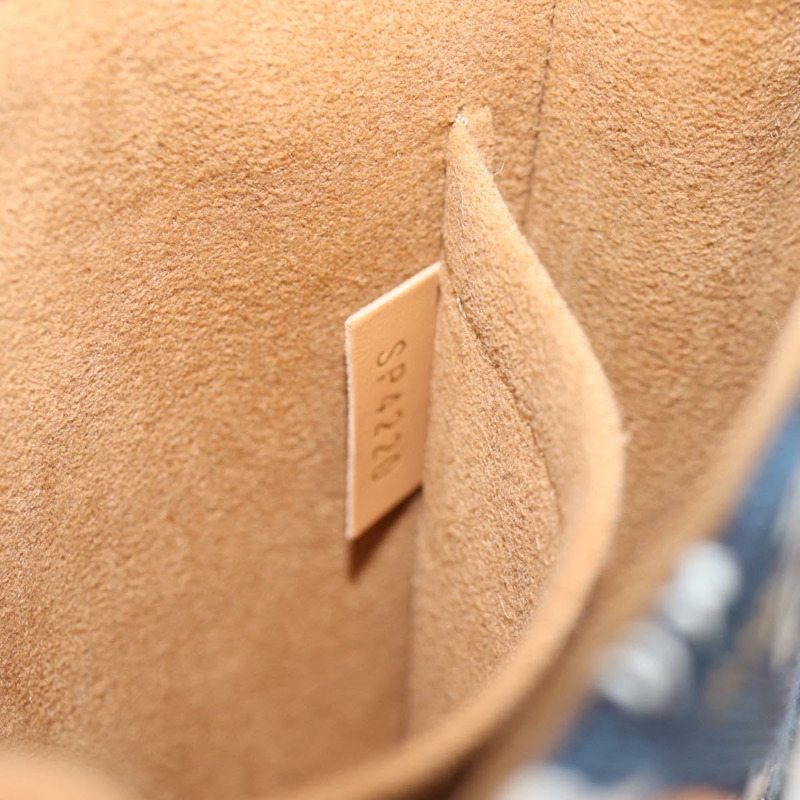 【日本直送】路易威登 (LOUIS VUITTON) 二手 Petit Sac Plat 2way 海軍藍手提包 M80288 正品 132611SAM-10